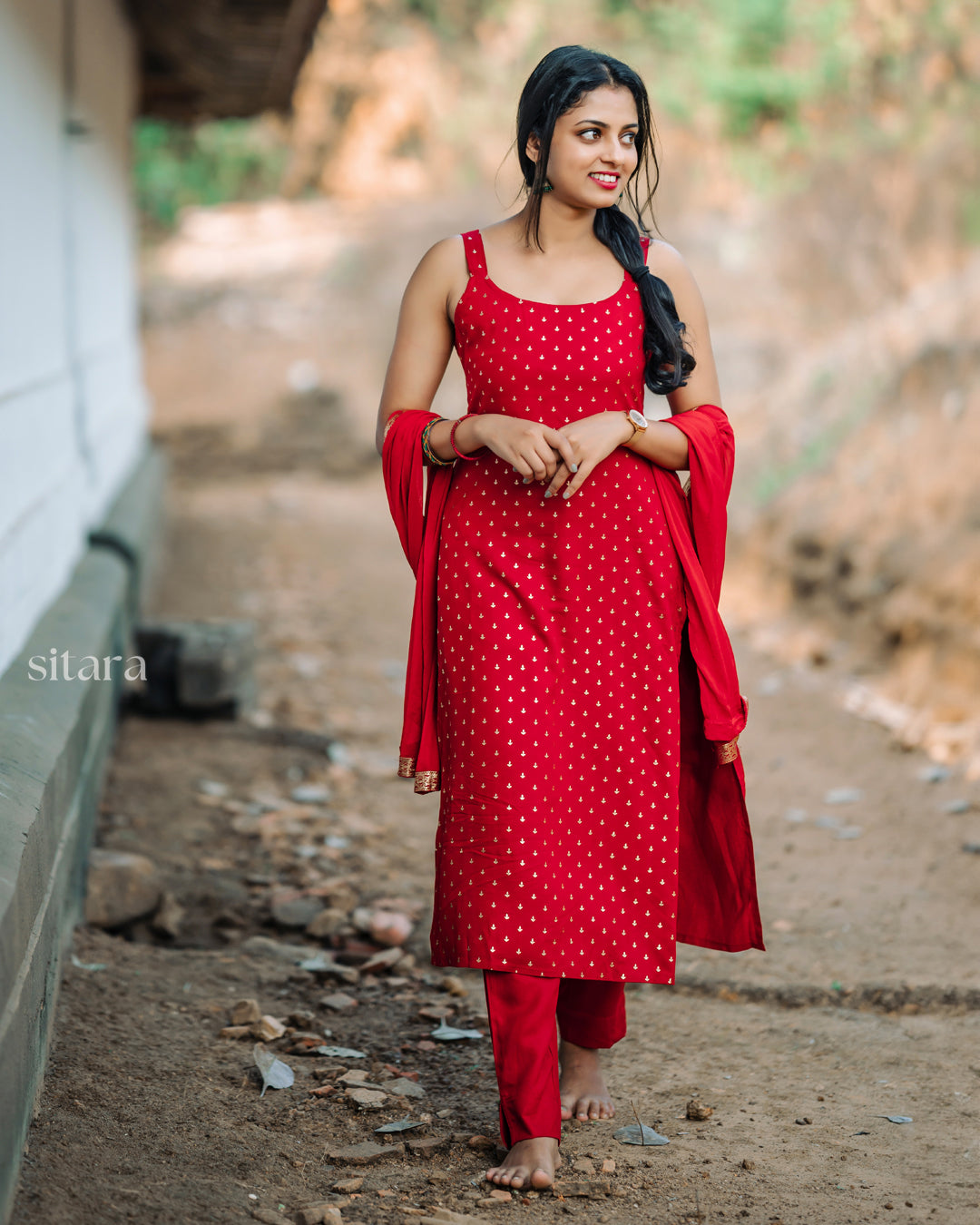 Festive Kurta Set with pant and dupatta